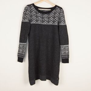 Marc O'Polo 100% Wool Gray Knit Sweater Dress Womens Sz IT 42 / US S